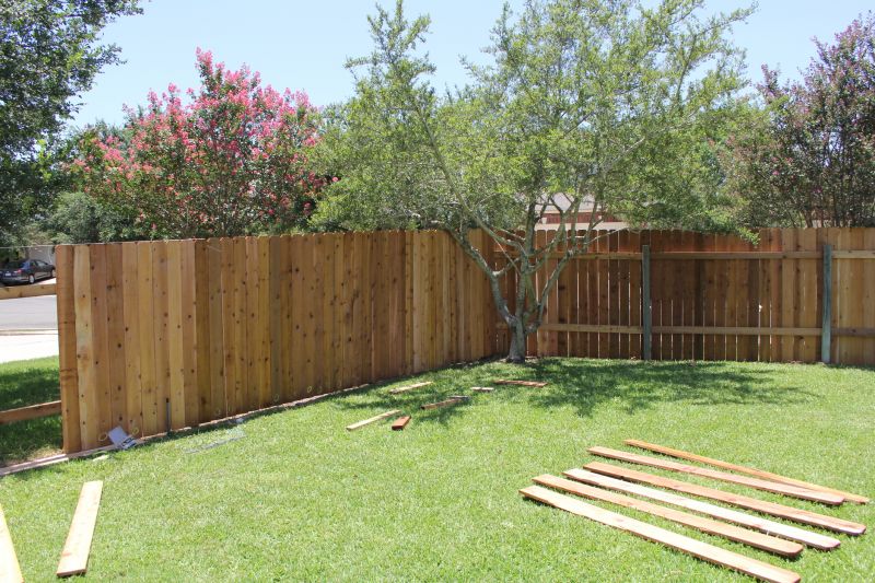 Deck Privacy Fence Repair