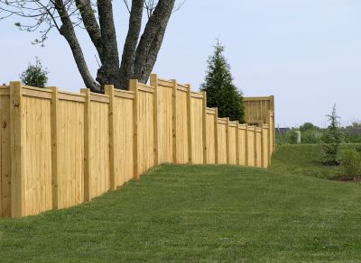 Pine Fence Installation